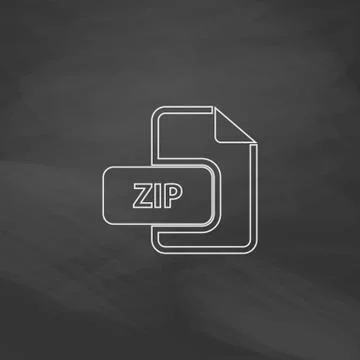 ZIP computer symbol Stock Illustration