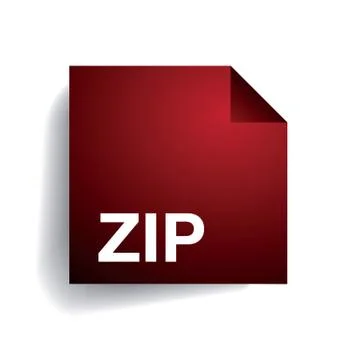 Zip folder icon Stock Illustration