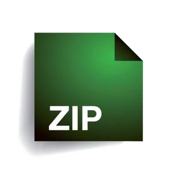 Zip folder icon Stock Illustration