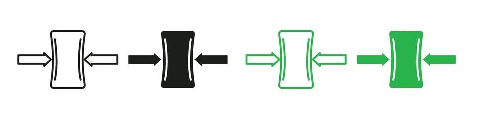 Zip Format File Compression Tool Icon for Efficient Storage Stock Illustration