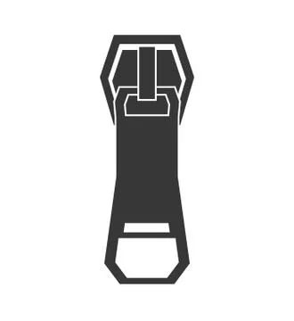 Zip icon. Cloth and tailor design. Vector graphic Stock Illustration