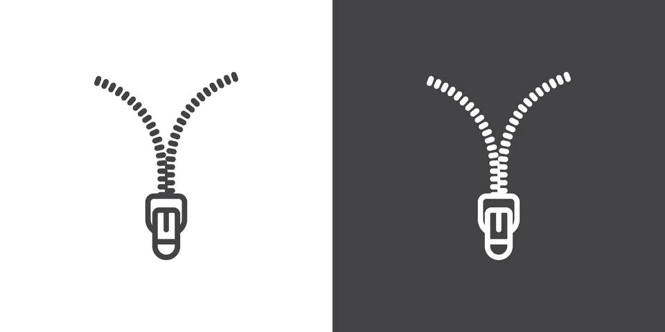 Zip icon Illustrazione stock