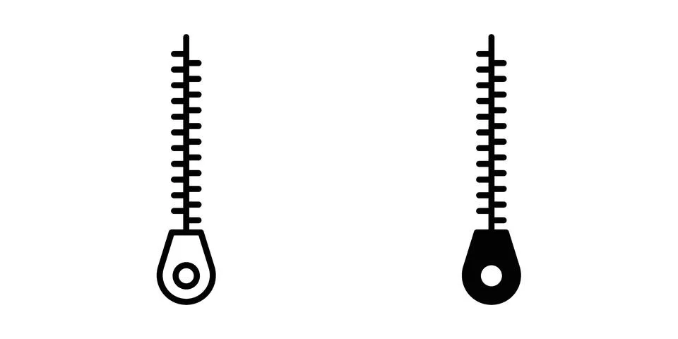 Zip icon illustration vector, icon set for apps 스톡 일러스트