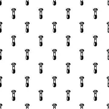 Zip icon, simple style Stock Illustration