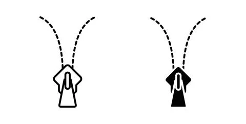 Zip icon vector art Illustrations Stockillustratie