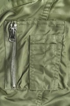 Zip jacket pocket Foto stock