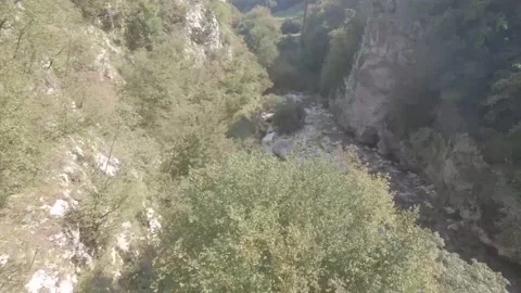 Zip Line in the nature Stock Footage 170877692