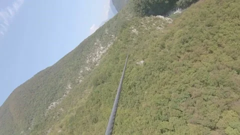 Zip Line in the nature Stock Footage 170877706