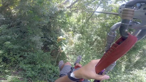 Zip line In Nicaragua Stock Footage 120137642