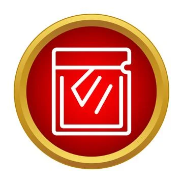 Zip lock bag icon representing packaging and storage Stock Illustration