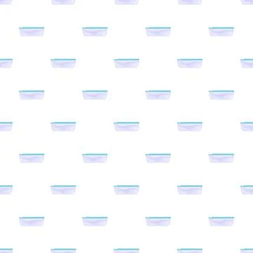 Zip lock plastic bags seamless pattern background Stock Illustration