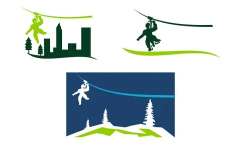 Zip Logo Design Template Set Stock Illustration