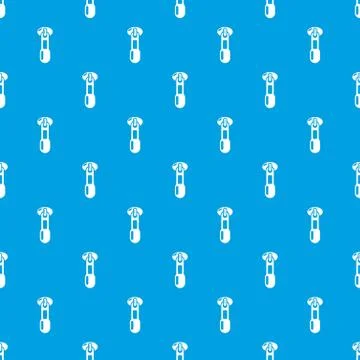 Zip pattern vector seamless blue Stockillustratie