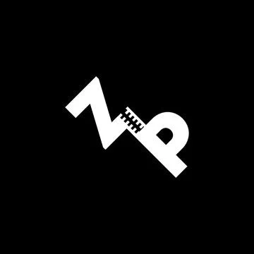 Zip Security Logo Concept Design Stock Illustration