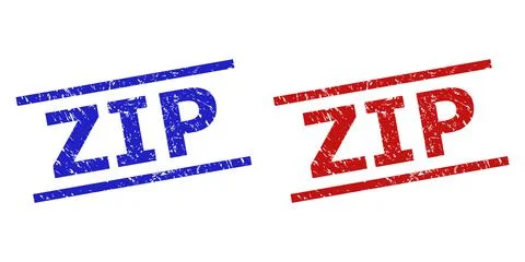 ZIP Watermarks with Rubber Surface and Parallel Lines イラスト素材