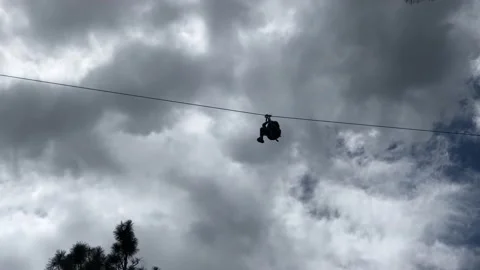 Zipline Stock Footage 158929672