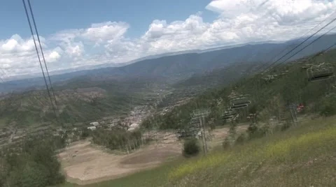 Zipline Point of View Stockbeeldmateriaal 52550683