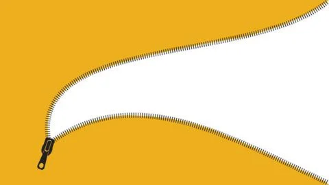 Zipper background. Zip banner modern vector illustration Stock Illustration