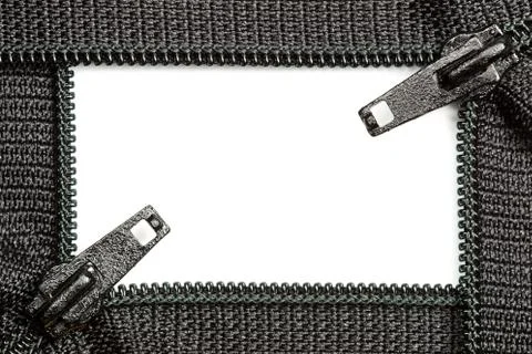 Zipper Border Stock Photos