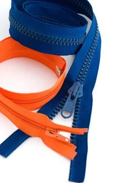 Zipper close up Stock Photos