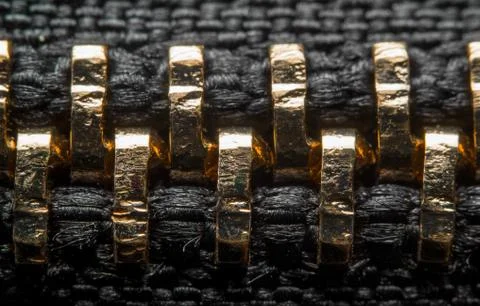 Zipper detail Foto stock