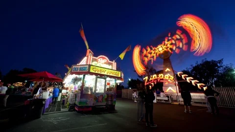 Zipper Fair Timelapse Video stock 98757605