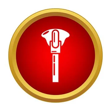 Zipper fastener slider icon representing clothing accessory イラスト素材