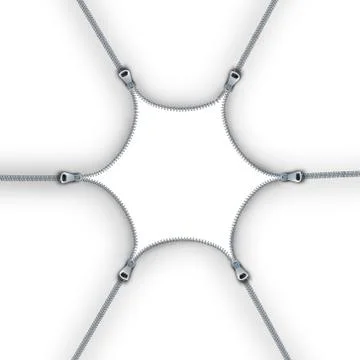 Zipper Frame Stock Illustration