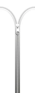Zipper Gray Long Stock Illustration