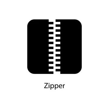 Zipper icon. Element of minimalistic icon for mobile concept and web apps. Signs Stock Illustration