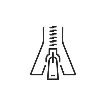 Zipper Icon Illustrazione stock