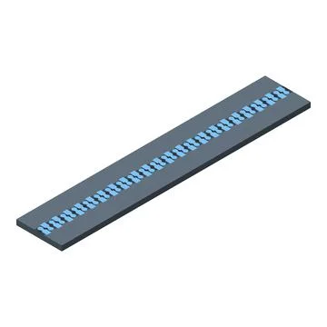 Zipper icon, isometric style 스톡 일러스트