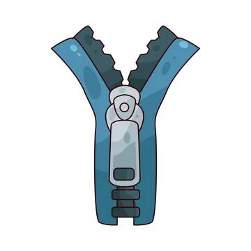 Zipper illustration Stock Illustration