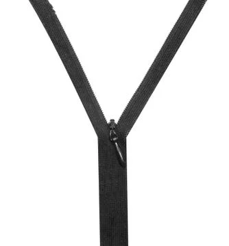 Zipper isolated on white Stock Photos