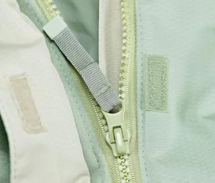Zipper on the jacket Stock Photos