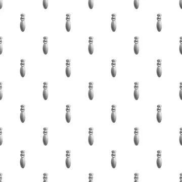 Zipper pull tab hardware seamless repeating pattern Stock Illustration
