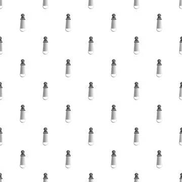 Zipper puller grey textile fastener seamless pattern 库存插图