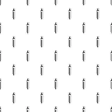 Zipper puller grey textile fastener seamless pattern Illustrazione stock