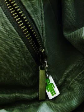 Zipper puller Stock Photos