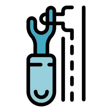 Zipper repair tool fixing a broken fastener 스톡 일러스트