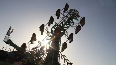 The Zipper ride Stock Footage 154568401