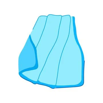 Zipper throw blanket cartoon vector illustration Illustration