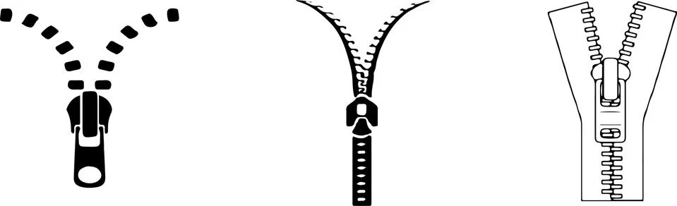 Zipper vector illustration isolated on background 스톡 일러스트