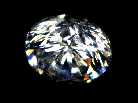 Zirconia in a microscopic view Stock Photos