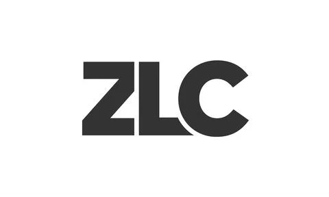 ZLC logo design template with strong and modern bold text. Initial based ve.. Stock Illustration
