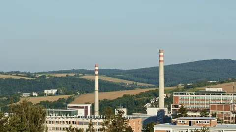 Zlin - Panorama 1 Vídeo Stock 115843364