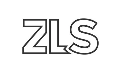 ZLS logo design template with strong and modern bold text. Initial based ve.. Stock Illustration