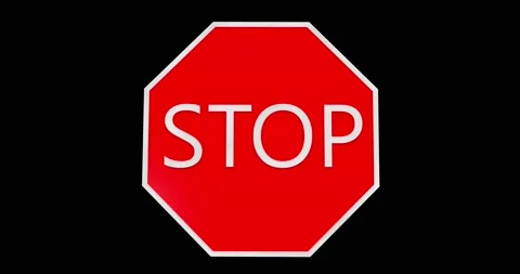 Znak Stop Stock Footage 130663266