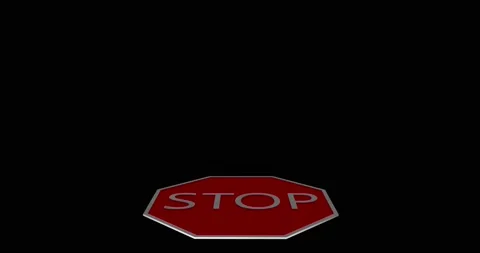 Znak Stop long Stock Footage 130663267