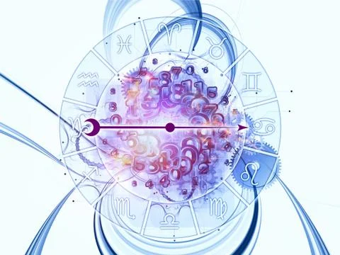 Zodiac abstraction Stock Illustration